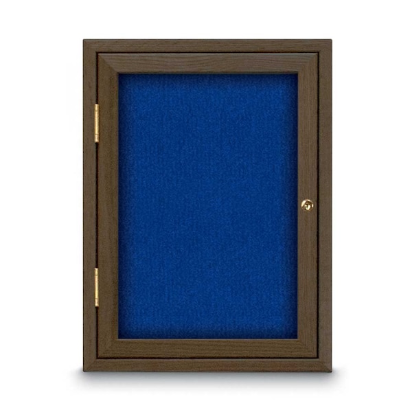Sliding Door Indoor Enclosed Corkboard, 7